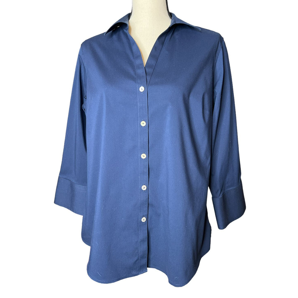 Foxcroft Blue Women's Blouse